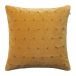 Chhatwal & Jonsson Roma Housse de coussin 50x50 cm Jaune Masala-Cognac
