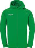 Uhlsport Goal 25 Sweater Met Kap Kinderen - Groen / Lagoon | Maat: 140