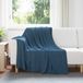 vidaXL - Dekentjes - Marineblauw - 200 x 150 cm - Fleece