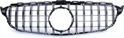 Viking Choice AP Onderdelen B.V. Auto grille - voor Mercedes C klasse W205 S205 13-18 - sport - glans zwart, chroom