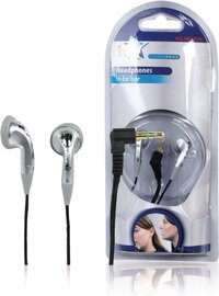 HQ HP107IE In-Ear Hoofdtelefoon - 3.5 mm - 1.2 m - Zilver