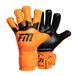 Football Masters Gants de gardien Invictus X - Orange fluo, pointure 10
