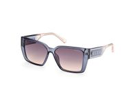 Guess GU7818-5692b Dames Zonnebril Blauw 56 Vrouw
