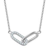Glanzstücke München Ketting zilver 925 zilver met zirkonia 45 cm
