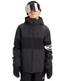 Quiksilver High In The Hood Jas Zwart 4-5 Years Jongens