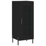 VidaXL Dressoir - Zwart - 34,5x34x90 cm - Bewerkt Hout