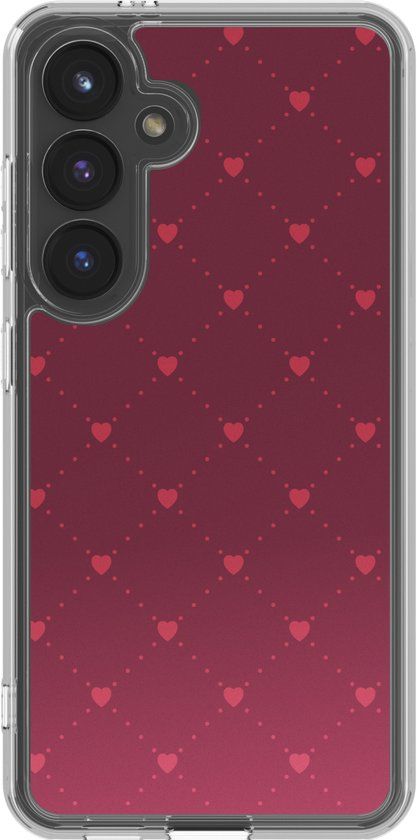 imoshion Hoesje - Geschikt voor Samsung Galaxy S24 - Crush Check Coral Dust