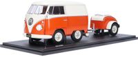 Geen automerk Solido Volkswagen Kool Kombi 1:18 Schaalmodel Oranje / Wit