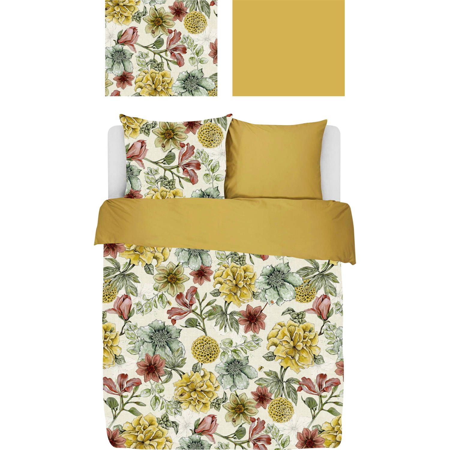 Jet Originals Dekbedovertrekset - Yellow Touch - 200x200/220 - 8720289232887