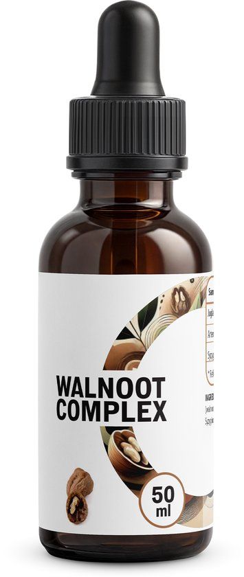 LUTO Supplements Walnoot Complex Druppels - Black Walnut Complex Liquid - Vegan - 50ml