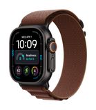 Apple Watch Ultra 4 49 mm Noir Titane Noir Alpine Bordeaux S