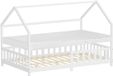ML-Design Lit Montessori 120x200 cm Blanc Bois de pin
