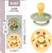 BIBS Colour Fopspeen - 0-6 mnd - 2-pack - Rond - Sage/Pale Butter