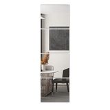 Delma Glazen volledige lengte wandspiegeltegels, 14" x 12" x 4 stuks, frameloze Full Body Spiegel Tegels voor Slaapkamer, Volledige lengte spiegel Wandmontage voor Home Gym, Deur (Glas - 30 cm x 30 cm