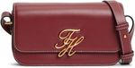 Tommy Hilfiger Th Script Flap Crossover Tassen - Vrouwen - Bruin