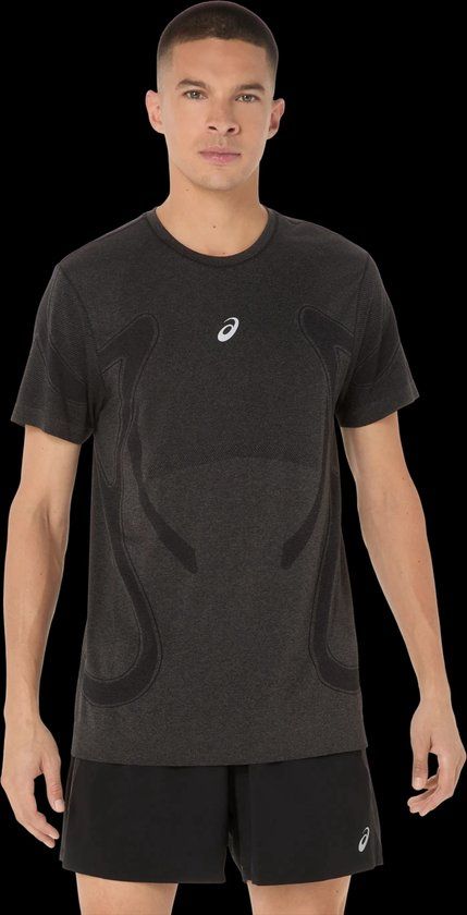 ASICS Road Seamless SS Hardloop T-shirt Heren Performance Black S