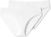 Schiesser 2Pack Tai Slip - Dames - Katoen - Wit - Maat S