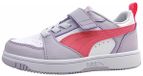 Puma Rebound PS Sportschuhe Kinder Sneaker Klettschuh Weiß Freizeit