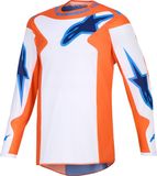 Alpinestars Fluid Grid Motorcross trui Oranje/blauw Maat M