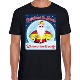 Bellatio Decorations Fout Spanje Christmas in Spain we know how to party t-shirt zwart voor heren XXL