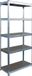 Merkloos Relaxdays Stellingkast - 150x75x30 cm - 875 kg - Metaal - Zilver