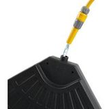 LIFA GARDEN Dalles de lestage remplissables - Socle pour parasol suspendu en noir