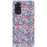 Liberty Bedrukt siliconen hoesje compatibel met Xiaomi Redmi Note 11 4G wiltshire bleu