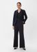 Comma Jumpsuit Dames Navy Polyester Lange Mouw Reverskraag Zijzakken Casual 44