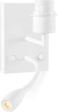 Home Sweet Home wandlamp met leeslamp Read - wit