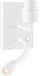 Home Sweet Home wandlamp met leeslamp Read - wit