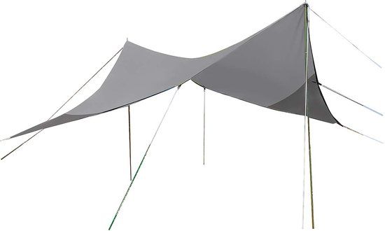 Bo-Camp Tarp Travel - 5x5 Meter - Grijs