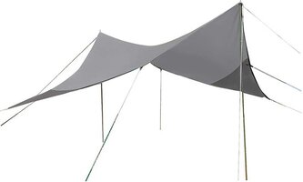 Bo-Camp Tarp Travel - 5x5 Meter - Grijs