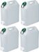 EDA Jerrycan Watertank met kraantje - 15 liter - extra sterk kunststof - 4x