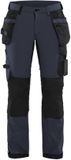 Blåkläder Dames 4-weg stretch werkbroek 7192-1645 - Donker marineblauw/Zwart - C48