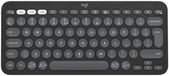 Logitech Pebble Keys 2 K380s - Draadloos Toetsenbord - QWERTY US International - Grafiet