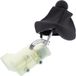 Modecar Levier de vitesse Fiat Doblo I 01-10 Argent/Noir Similicuir/Plastique/Métal