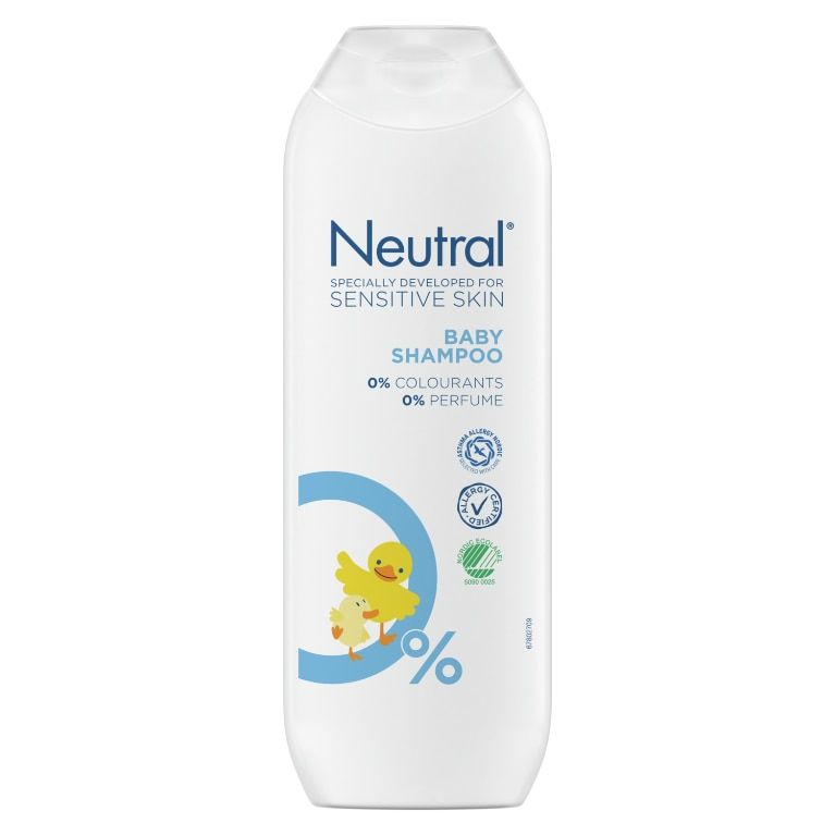 Neutral Baby Shampoo 250ml - Hypoallergenic, Fragrance-Free, pH-Neutral