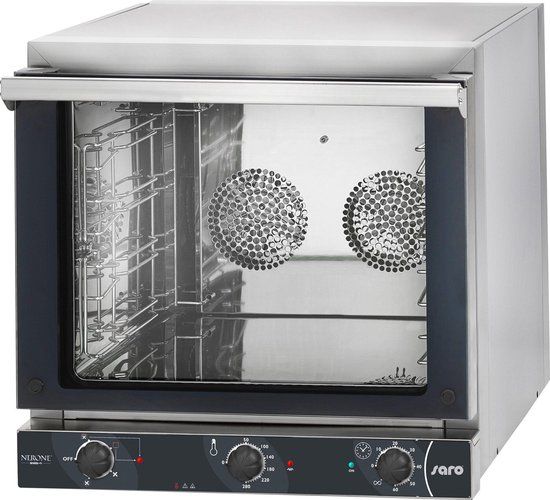 Saro EKO 595 Heteluchtoven - Horeca & Professioneel - Met Grill - 4 Inschuifhoogtes