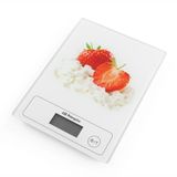 Orbegozo PC 1018 Elektronische Keukenweegschaal - 5 kg, 1 g Nauwkeurigheid, Glas, LCD Display, Groen/Rood/Wit