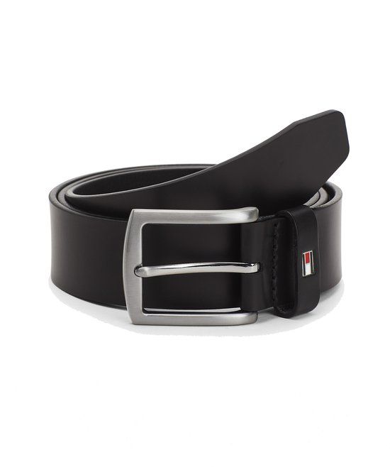 Tommy Hilfiger NEW DENTON 3.5 BELT Kledingriem Zwart Leer Mannen