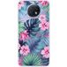 Xiaomi Redmi Note 9T 5G Tropical aquarelle bedrukt siliconen hoesje