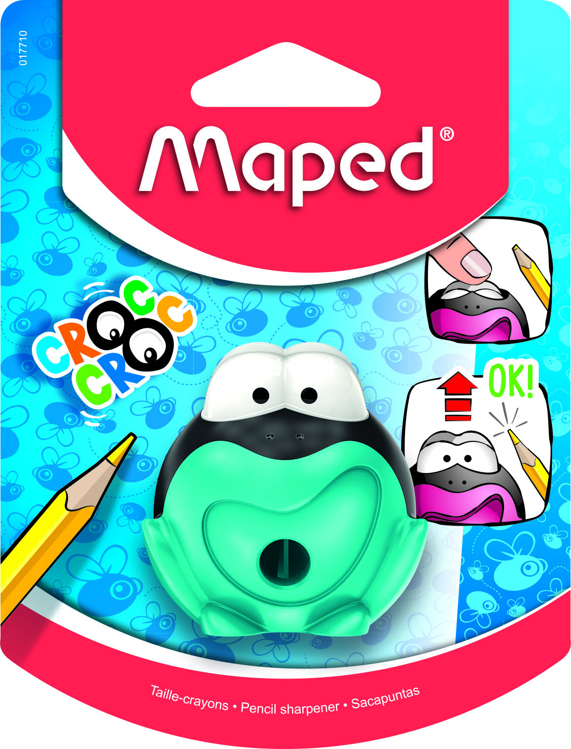 Maped 017710 - Potloodslijper - Zwart/Wit/Groen