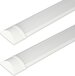 2x HOFTRONIC LED Batten 60cm - 20W 2400 Lumen - 3000K Warm White - LED TL Fixture - For Workshop, Shed and Under-Cabinet Lighting - Incl. Mounting Clamps & Quick Connector - 5 Year Warranty