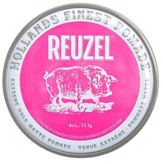 Reuzel Extreme Hold Matte Pomade (Special Pink Edition) 113 gr.