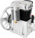 Tête de pompe de compresseur d'air - double cylindre - 3 CV - 8 bar - 960 tr/min - électrique - gris