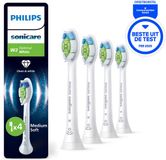 Philips Sonicare Opzetborstels W2 Optimal White Blanc HX6064/87 - 3 x 4 pièces