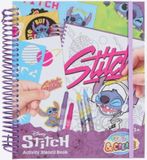Stitch Activiteiten Kleurboek - 6 Stiften - 6 Kleurpotloden - 2 Stickervellen - 2 Vorm Sheets - 16 Kleurvellen