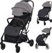 Lorelli Minori - Poussette pliable automatique, adaptée jusqu'à 22 kg | Gris