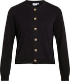 VILA VIOSTRIA O-NECK L/S CARDIGAN - NOOS Dames Cardigan Zwart S