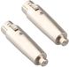 Adaptateur 2 Pièces XLR 3 broches vers RCA femelle pour connexions audio microphone